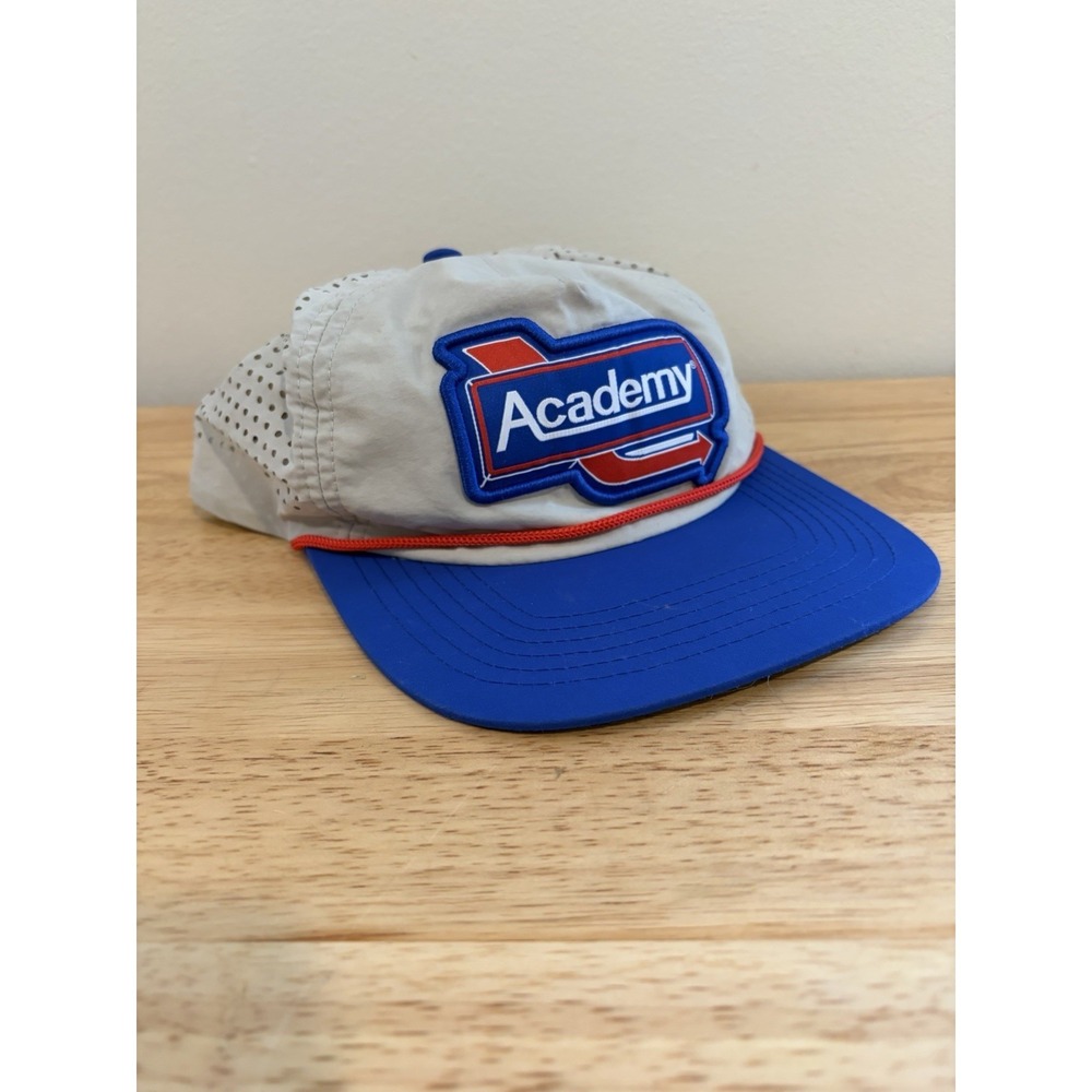Staunch the right stuff Academy Rope Bill Mesh Hat‎ Blue Adult Snapback